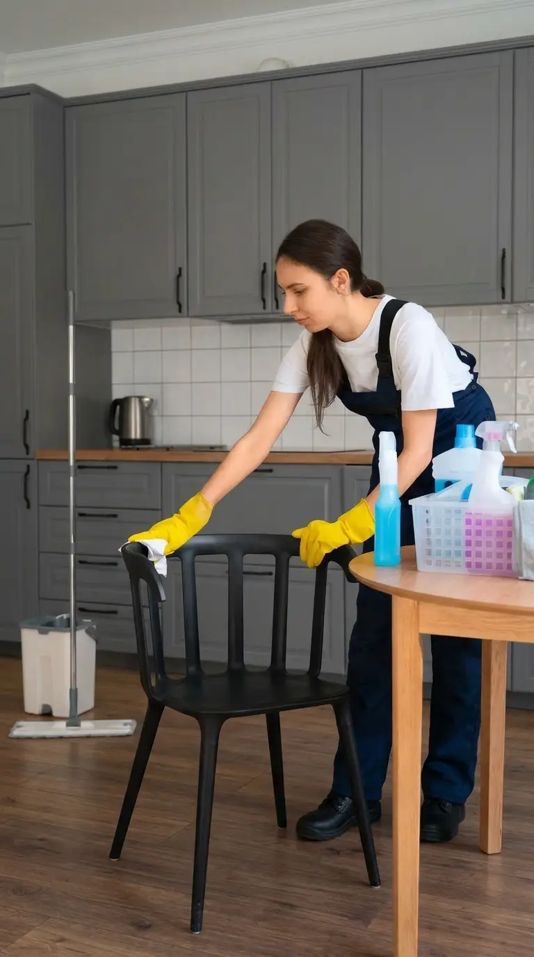 Fresh linens, folded towels and restocked toiletries in a Colorado Springs Airbnb after turnover cleaning